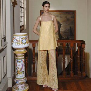 NWT Baobab Yellow Porto Pants and Top set